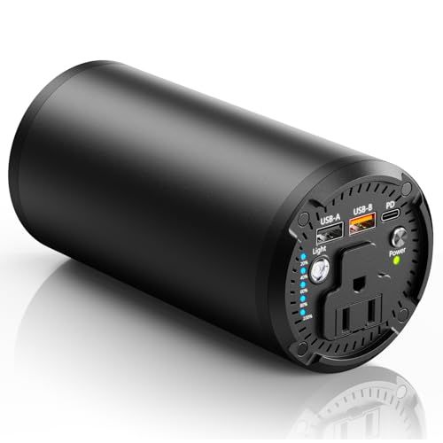 ポータブル電源 27000mAh 大容量 AC出力対応 PD 65W 急速充電対応 iPhone/MacBook/ノートPC 等対応 緊急・災害時バックアップ用電源 (P7)e f88fece5