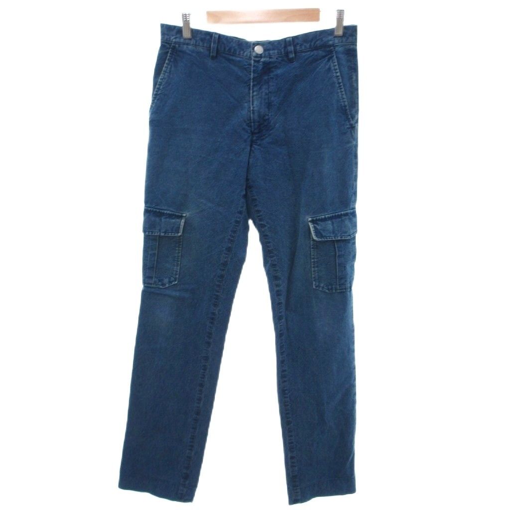 アーペーセー A.P.C. 美品 デニムパンツ ジーンズ S 青 無地 カーゴ 