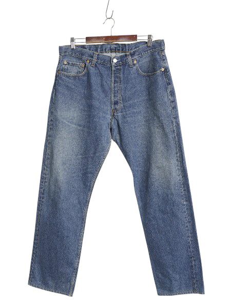 ユーロ企画 90s イギリス製 リーバイス 517 デニム パンツ 36 31 / オールド 501 ボタンフライ ストレート ジーンズ ジーパン ヒゲ アタリ