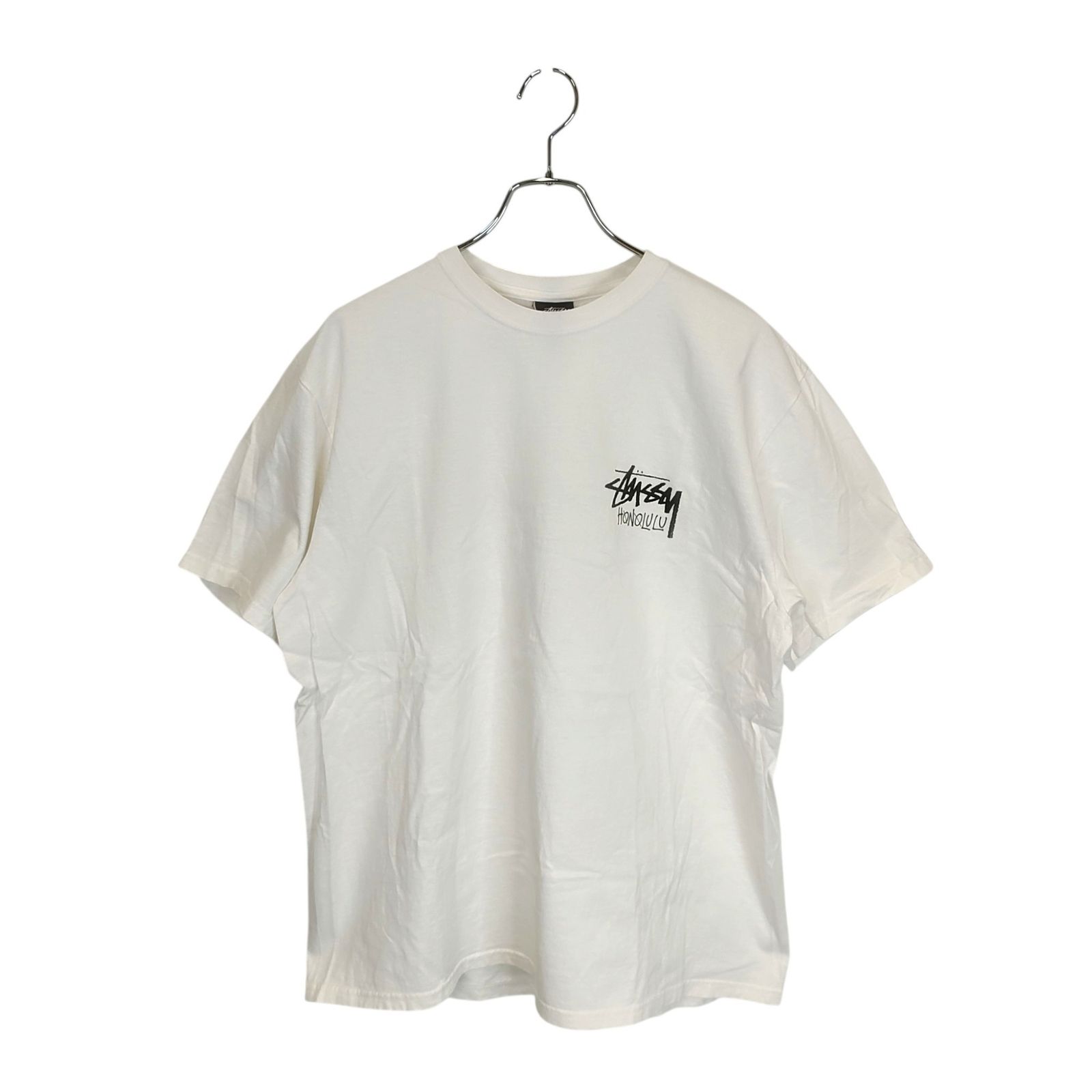 STUSSY ステューシー HONOLULU LIMITED S/S Tee ホノルル 限定 半袖 Tシャツ L ホワイト メンズ