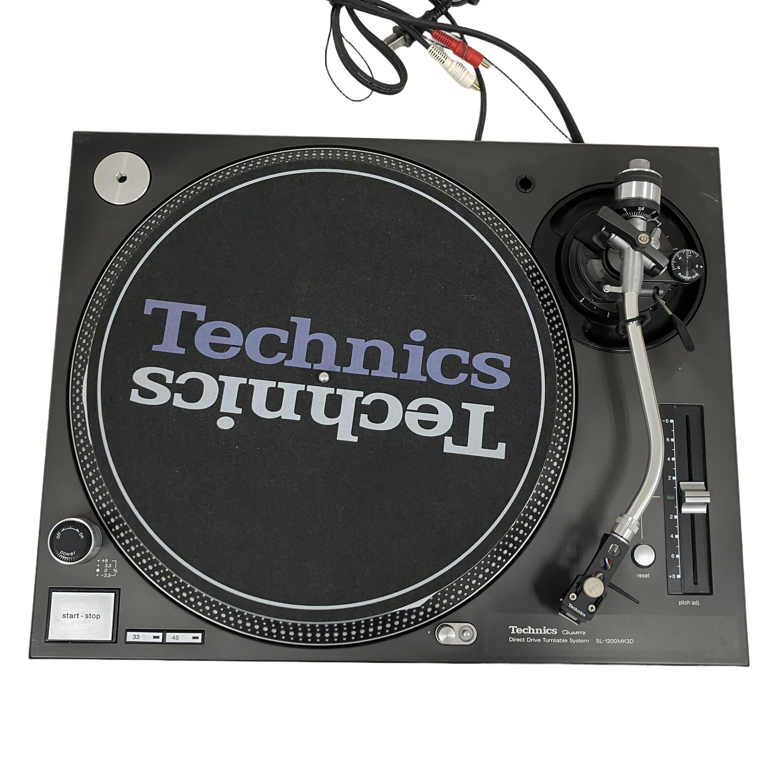 Technics SL-1200MK3D ターンテーブル SHURE SC35C カートリッジ レコードプレーヤー テクニクス 中古 O11205738