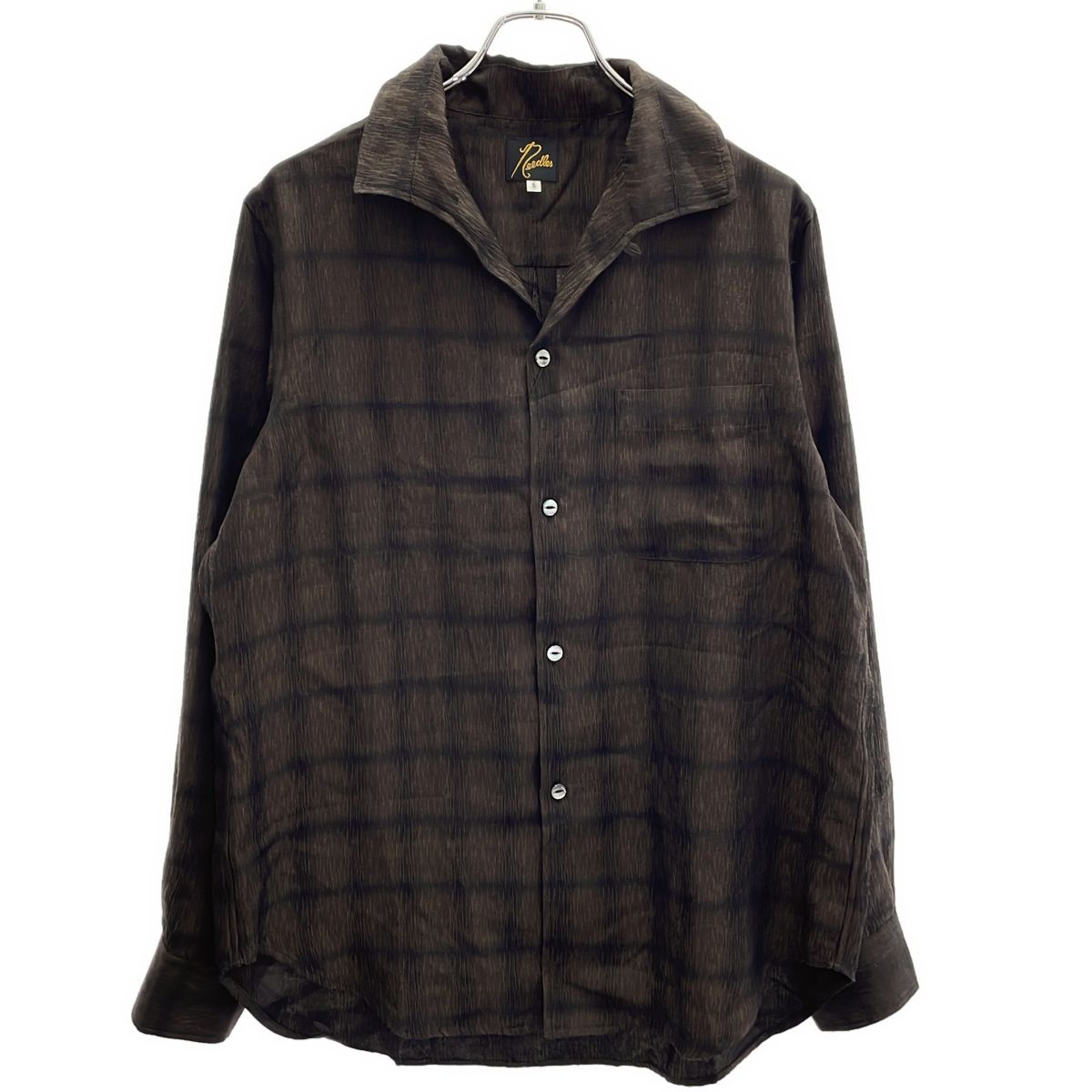 Needles ニードルズ Italian Collar Shirts シャツ UMA6-RW299 ブラウン S