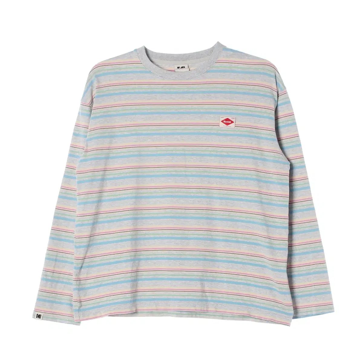 KODAK 24SS ストライプ コットン 長袖 Tシャツ