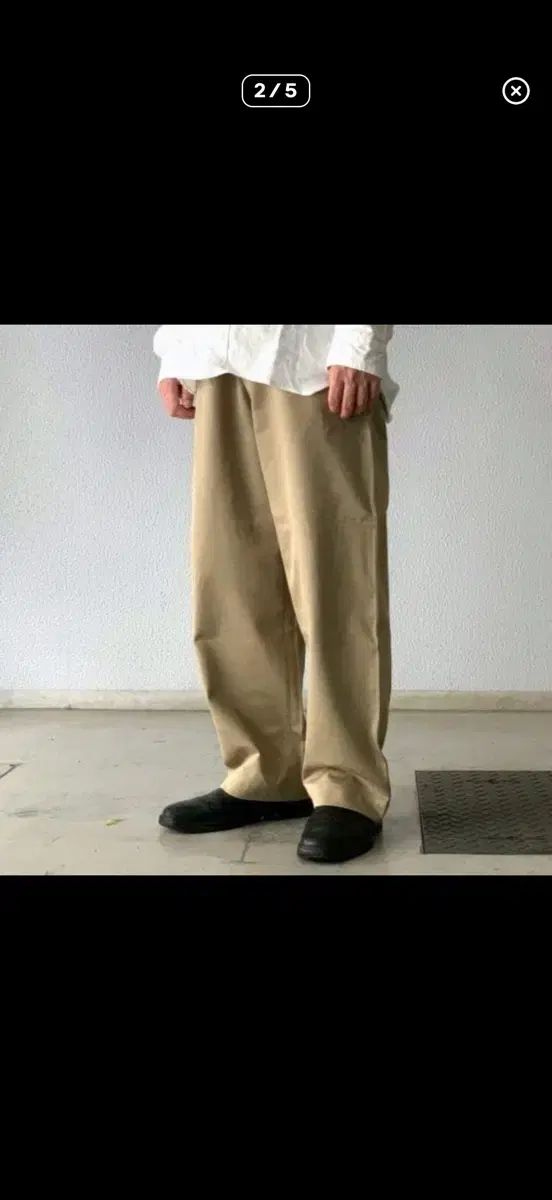 AURALEE チノ パンツ ブラウン