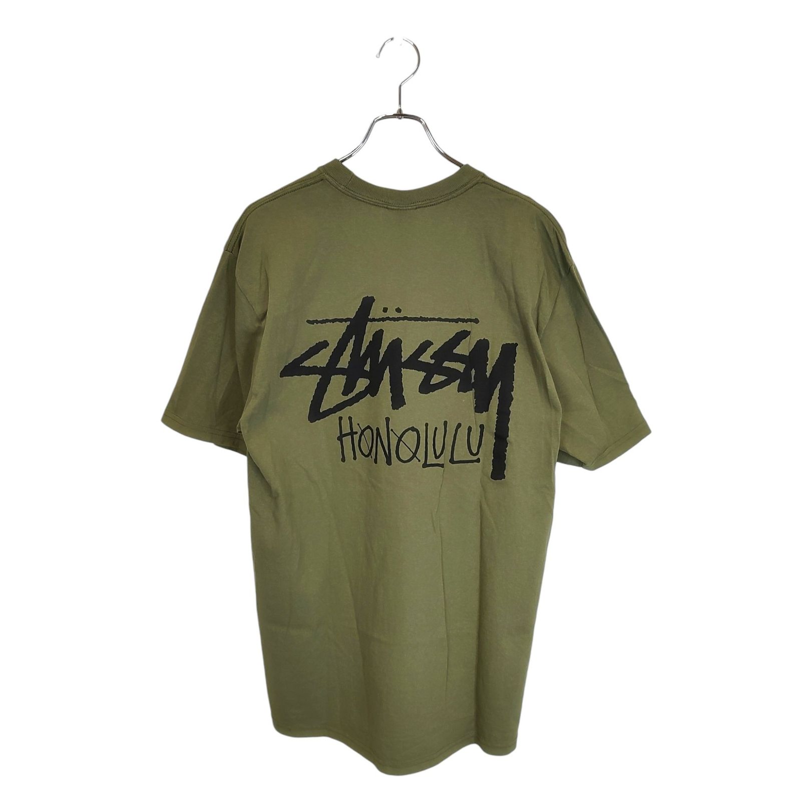 新品 正規品　L　STUSSY ベージュ Tシャツ HONOLULU STUSSY ステューシー HONOLULU LIMITED S/S Tee ホノルル 限定 半袖 T