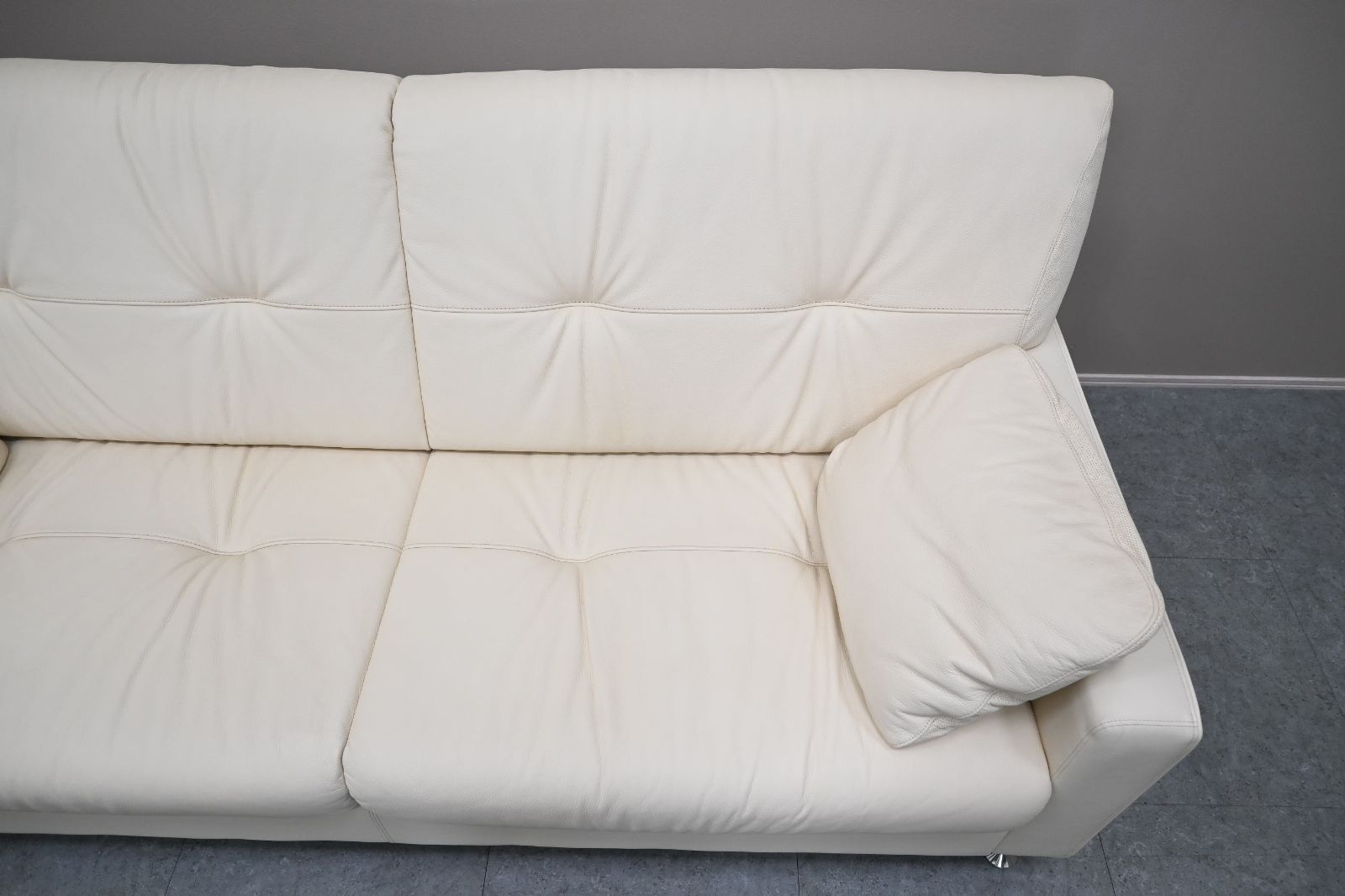 ☆展示品☆karimoku カリモク 2.5人掛けソファ オットマン付 ZE61