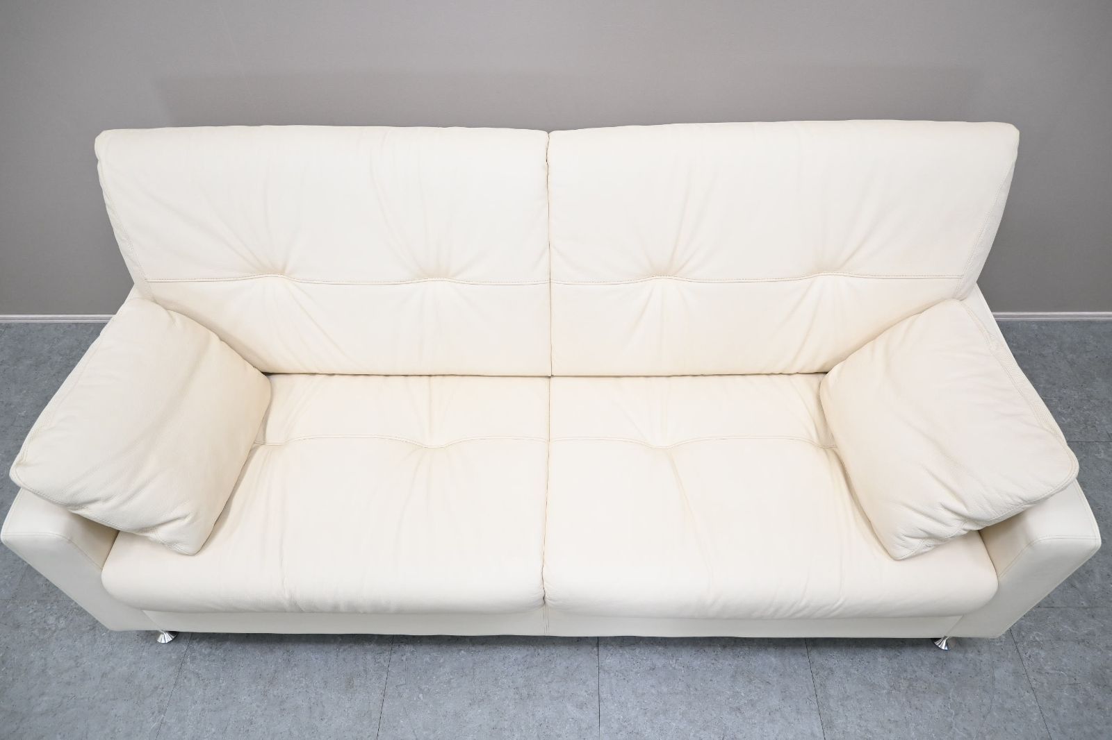 カリモク　2.5人掛けソファ　karimoku ☆展示品☆karimoku カリモク 2.5人掛けソファ オットマン付 ZE61