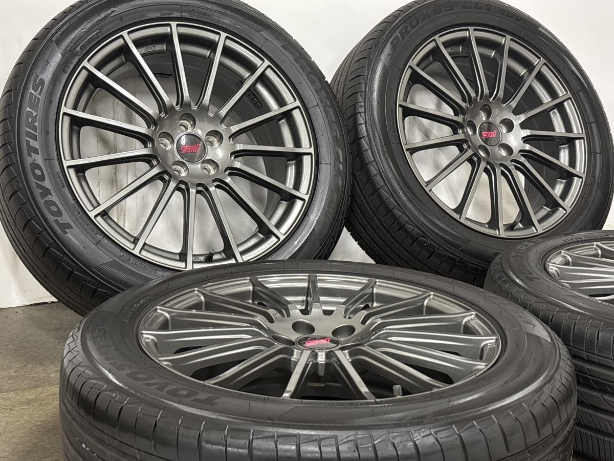 2025年製 バリ溝】スバル フォレスター STI 純正 18in 7.5J +48 PCD100