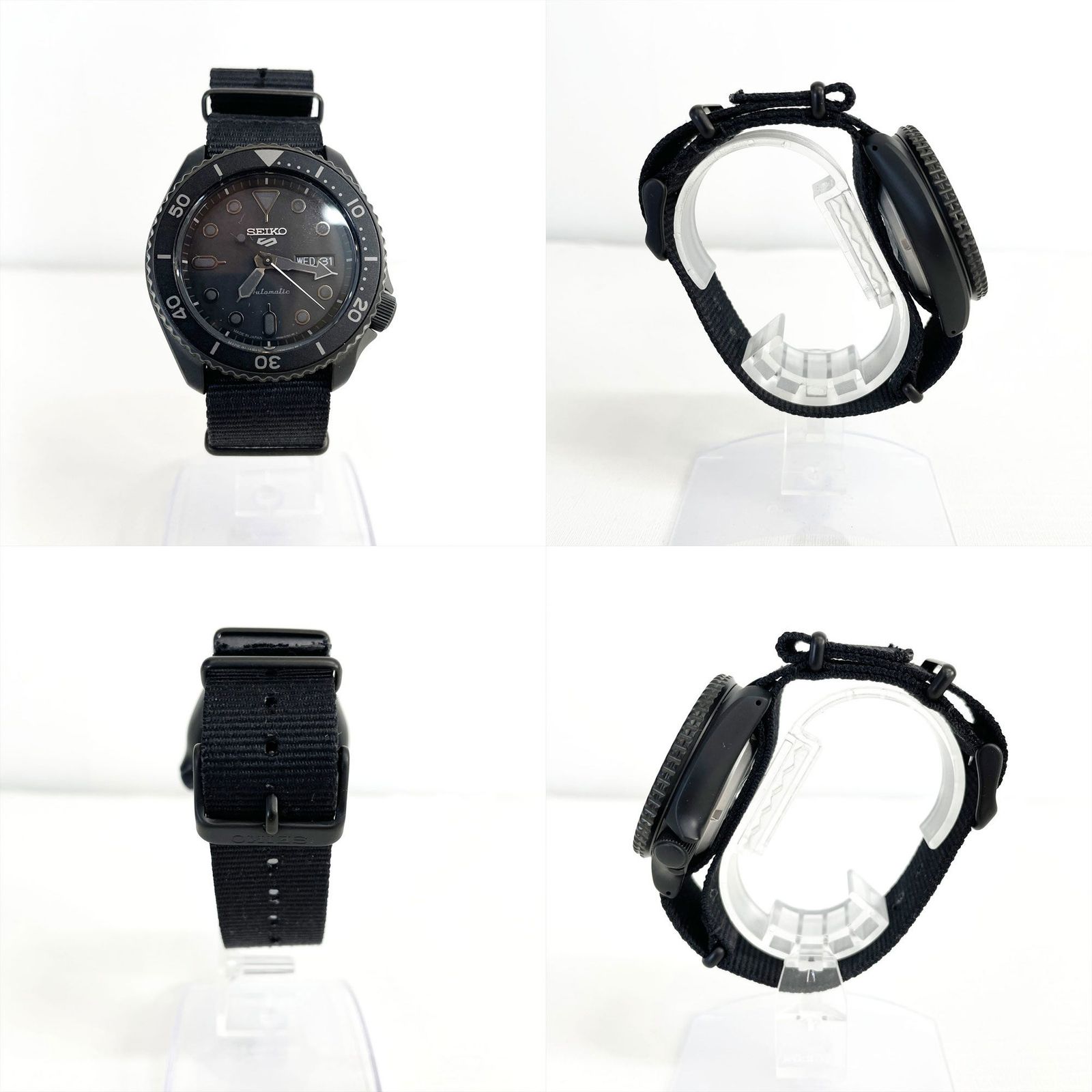 SEIKO 5 SPORTS SKX series セイコー5 スポーツ オールブラックモデル 