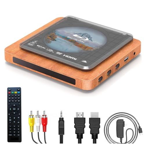 【新品】ポータブルブルーレイプレーヤー DVDプレーヤー 1080P Blu-rayプレイヤー スーパーミニディスクプレーヤー CD USB DTSサウンドサポート 内蔵PALNTSC同軸2.0USB Blu-rayリージョンA / 1 DV 32b8f08c