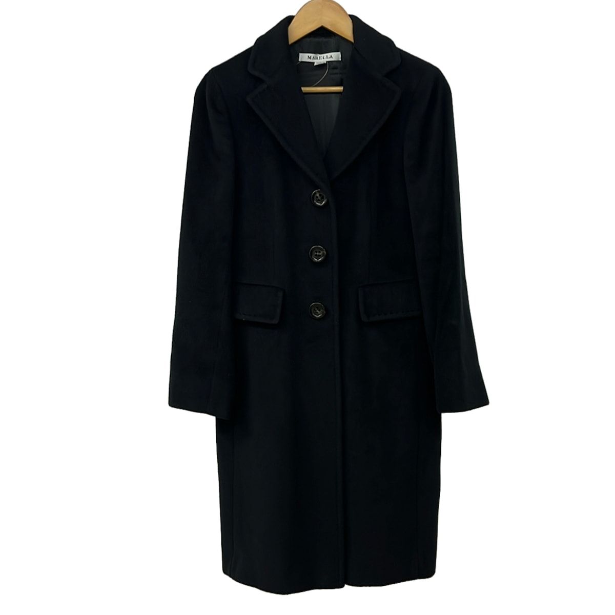 MARELLA(マレーラ) コート サイズ40 M レディース美品 - 黒 長袖/冬