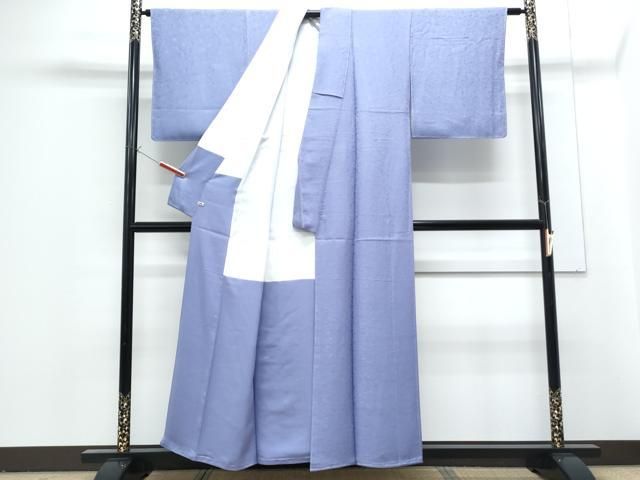 平和屋着物□上質な色無地 藤納戸色 さが美扱い 正絹 逸品 未使用