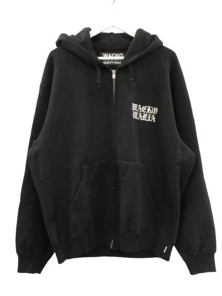ワコマリア WACKO MARIA HEAVY WEIGHT ZIP UP HOODED SWEAT SHIRT 2025FW ブラック 黒 L スウェット フーディー ジップアップ トップス ☆AA★