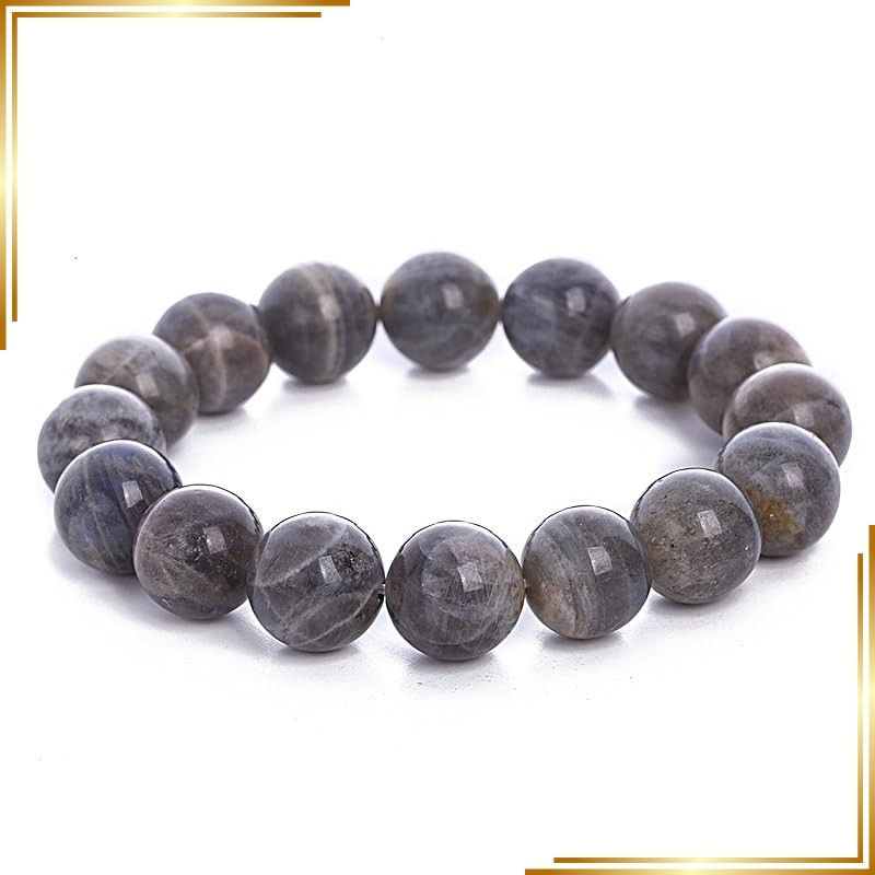 【新品】 [京珠堂] AAA ラブラドライト 12mm 天然石 ブレスレット