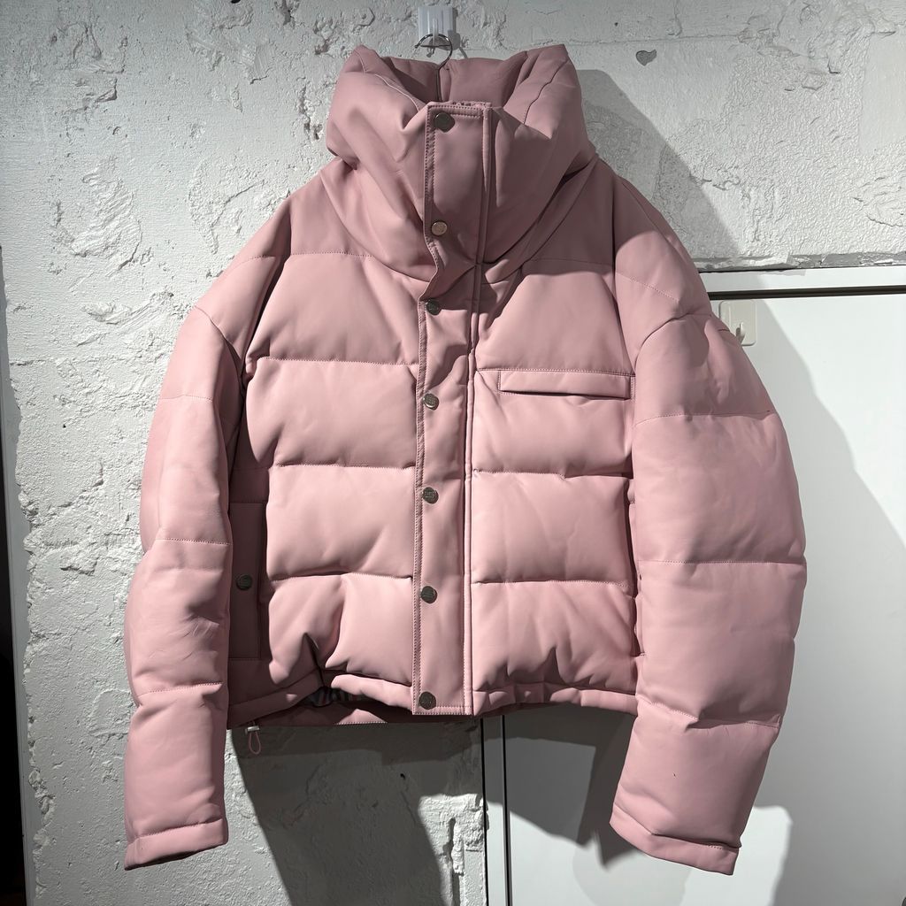 FENG CHEN WANG フェンチェンワン HIGH NECK PUFFER JACKET パファージャケット FF08JAC114P ピンク size:M 【表参道B05】