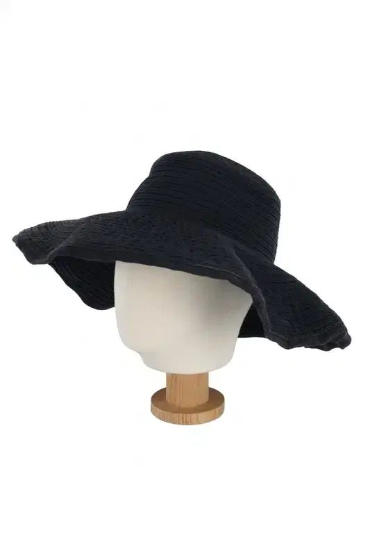フラ (WOMEN - F) コットンポリ ワイド バケットハット