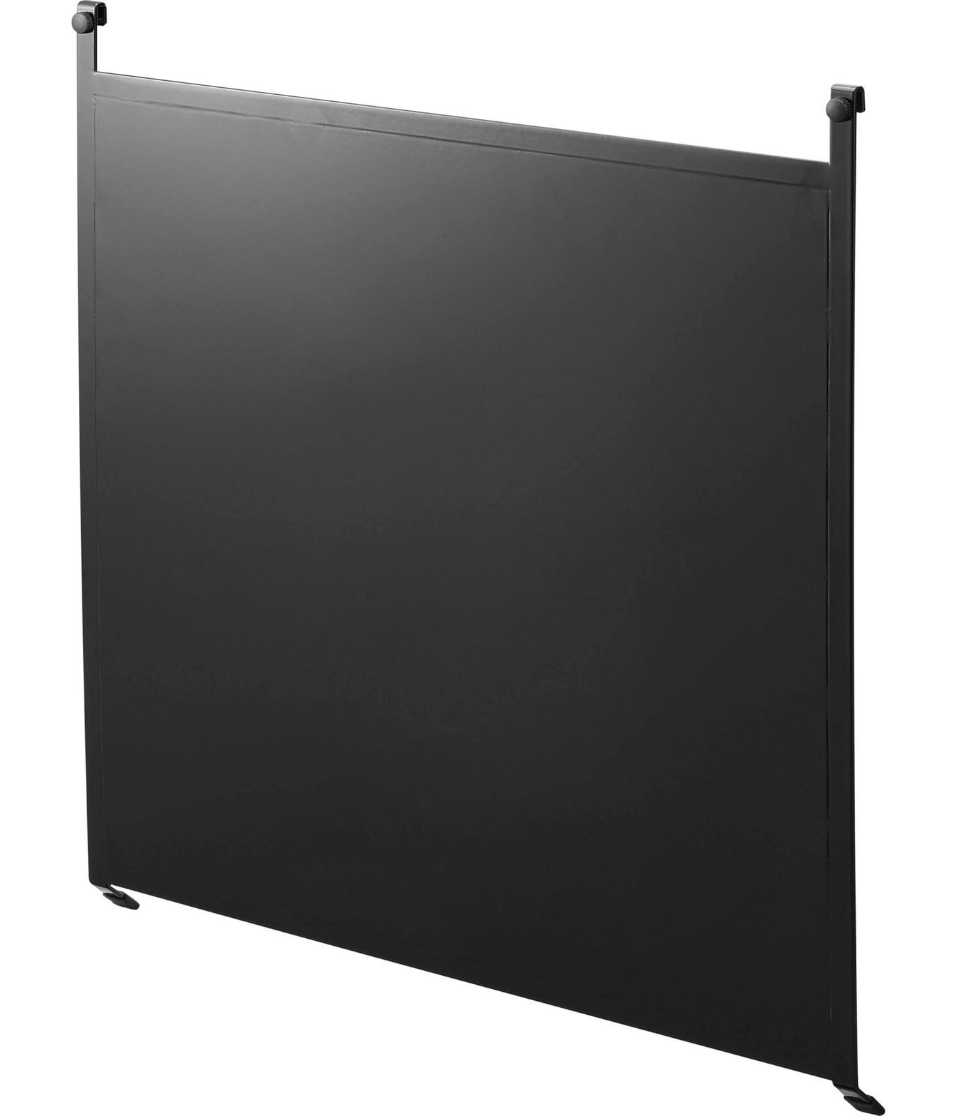 山崎実業(Yamazaki) レンジフード スチールパネル ブラック W51.9×D4.3×H57cm(フック含む) タワー tower 浮かせる収納 キッチンパネル マグネット 収納 1736 shu