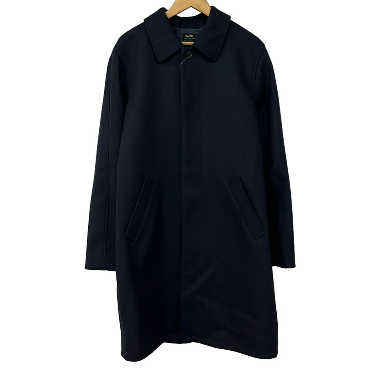 A.P.C.(アーペーセー) コート サイズXL レディース美品 ネイビー