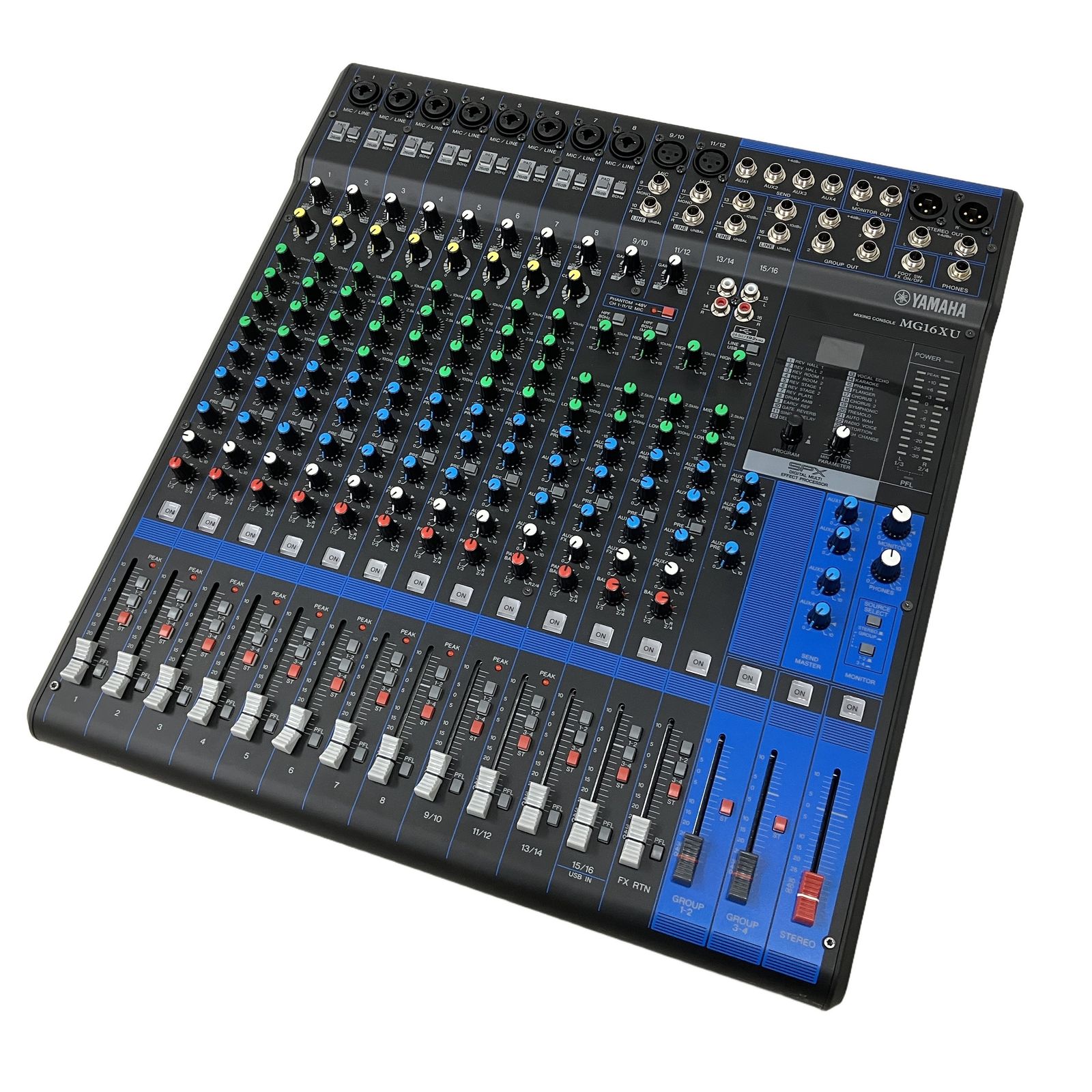 YAMAHA ミキサー MG16XU アナログミキサー 16チャンネル ヤマハ オーディオ機器 音響機材 中古 M11108788