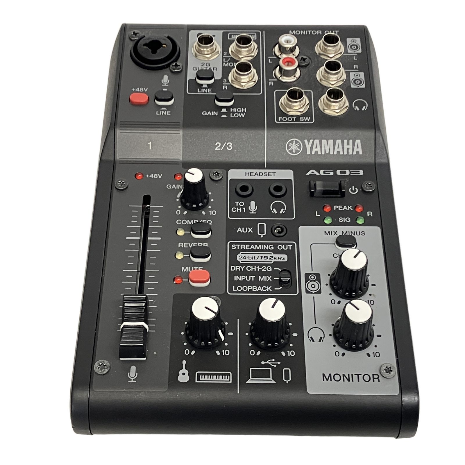 YAMAHA AG03MK2 ライブストリーミングミキサー 中古 T11141445