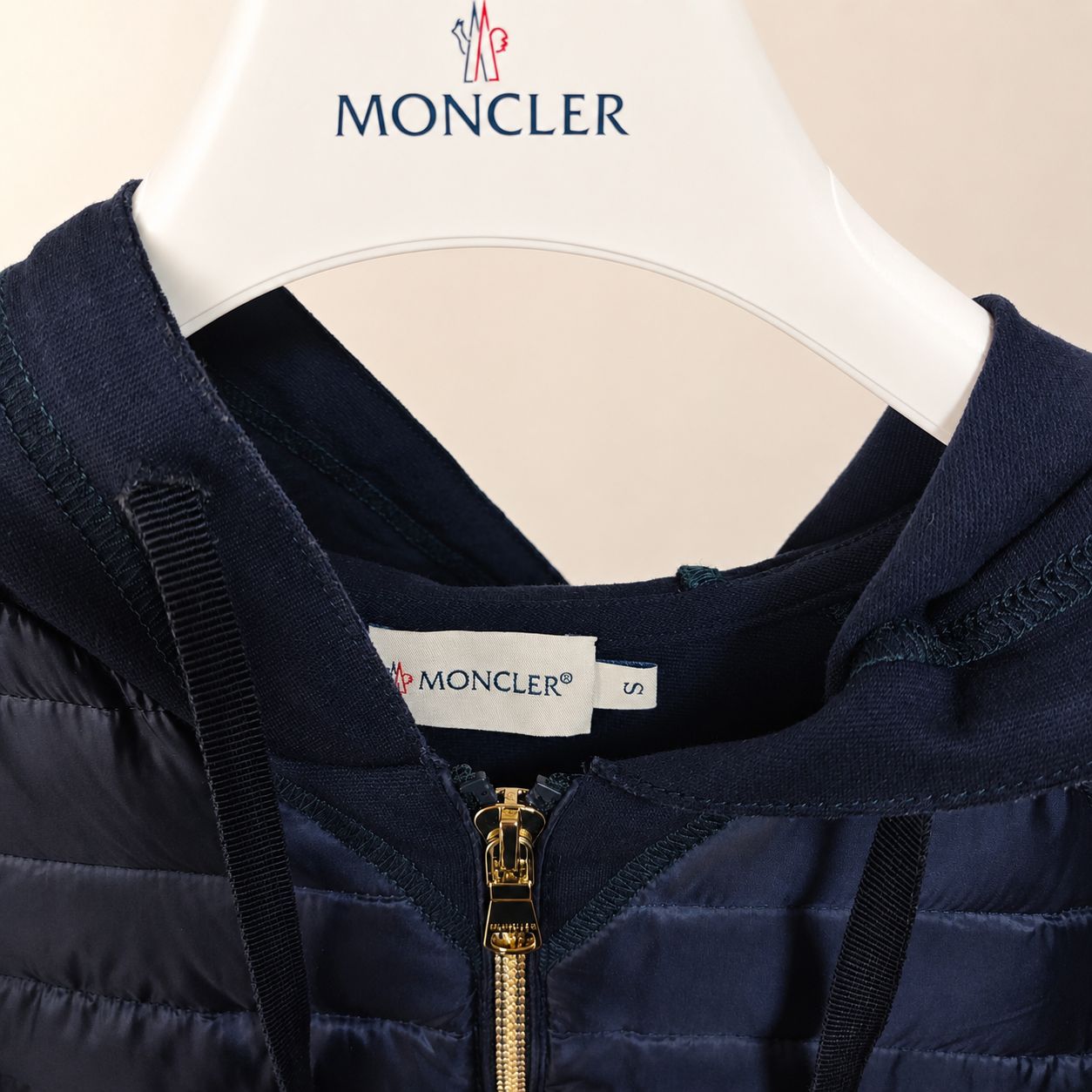 モンクレール スウェット素材ジャケット Moncler ロゴ ジップアップ 