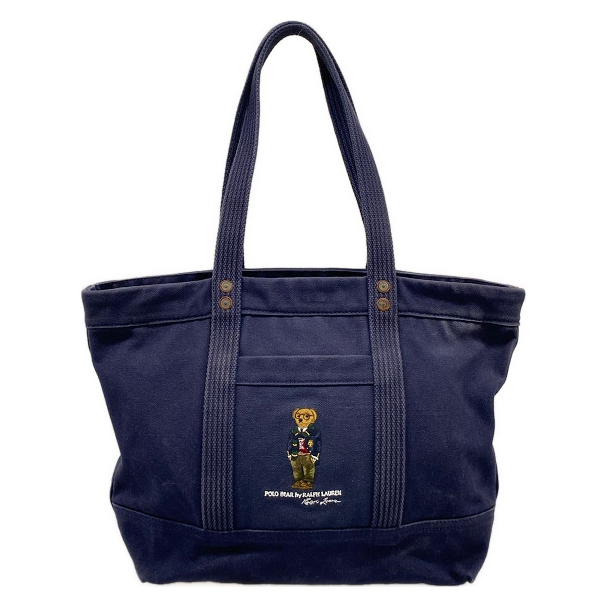 POLObyRalphLauren(ポロラルフローレン) ショルダーバッグ - ネイビー×マルチ クマ