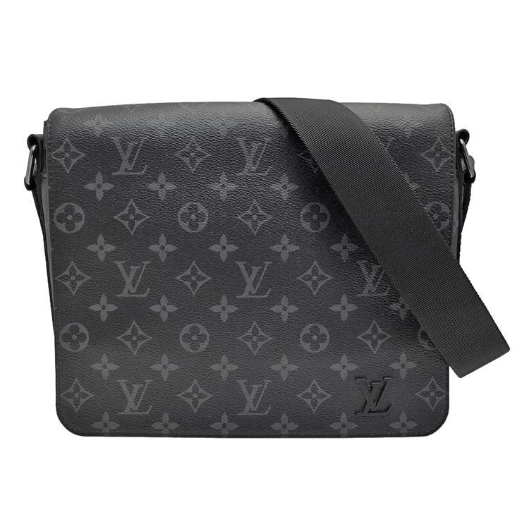 LOUIS VUITTON ルイヴィトン モノグラム・エクリプス ディストリクト PM NV2 M45272 メッセンジャーバッグ ショルダーバッグ メンズ ブラック