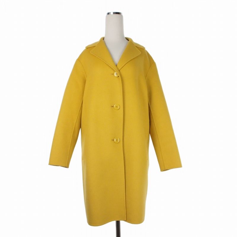 マックスマーラ ウィークエンドライン MAX MARA WEEKEND LINE ウールコート ジャケット 38 イエロー 黄 50860469-38-01