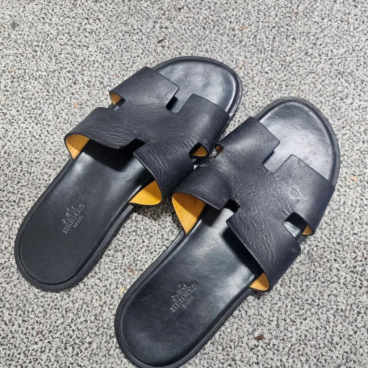 エルメス イズミール ブラック サンダル スリッパ 265 (正規品)