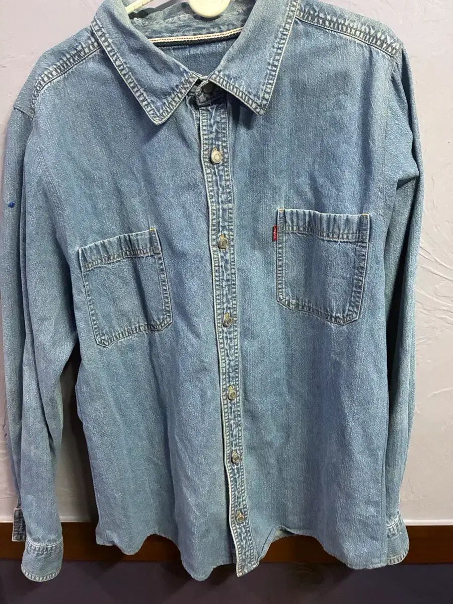 ヴィンテージ LEVI'S 赤タブ デニム シャツ