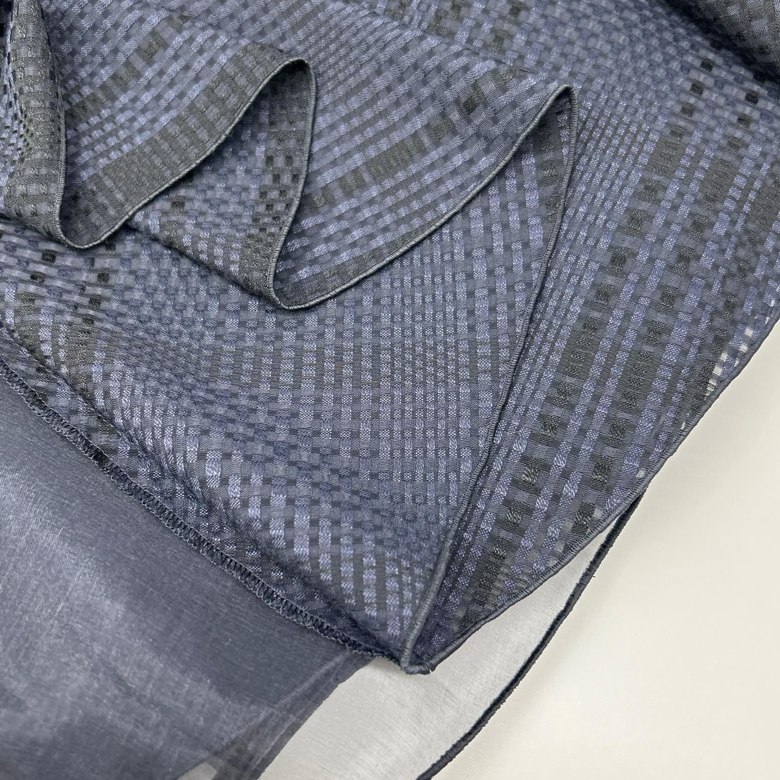FOXEY BOUTIQUE　フォクシーブティック　39566-S0FZ422K ネイビー ボーダー ノースリーブワンピース　38