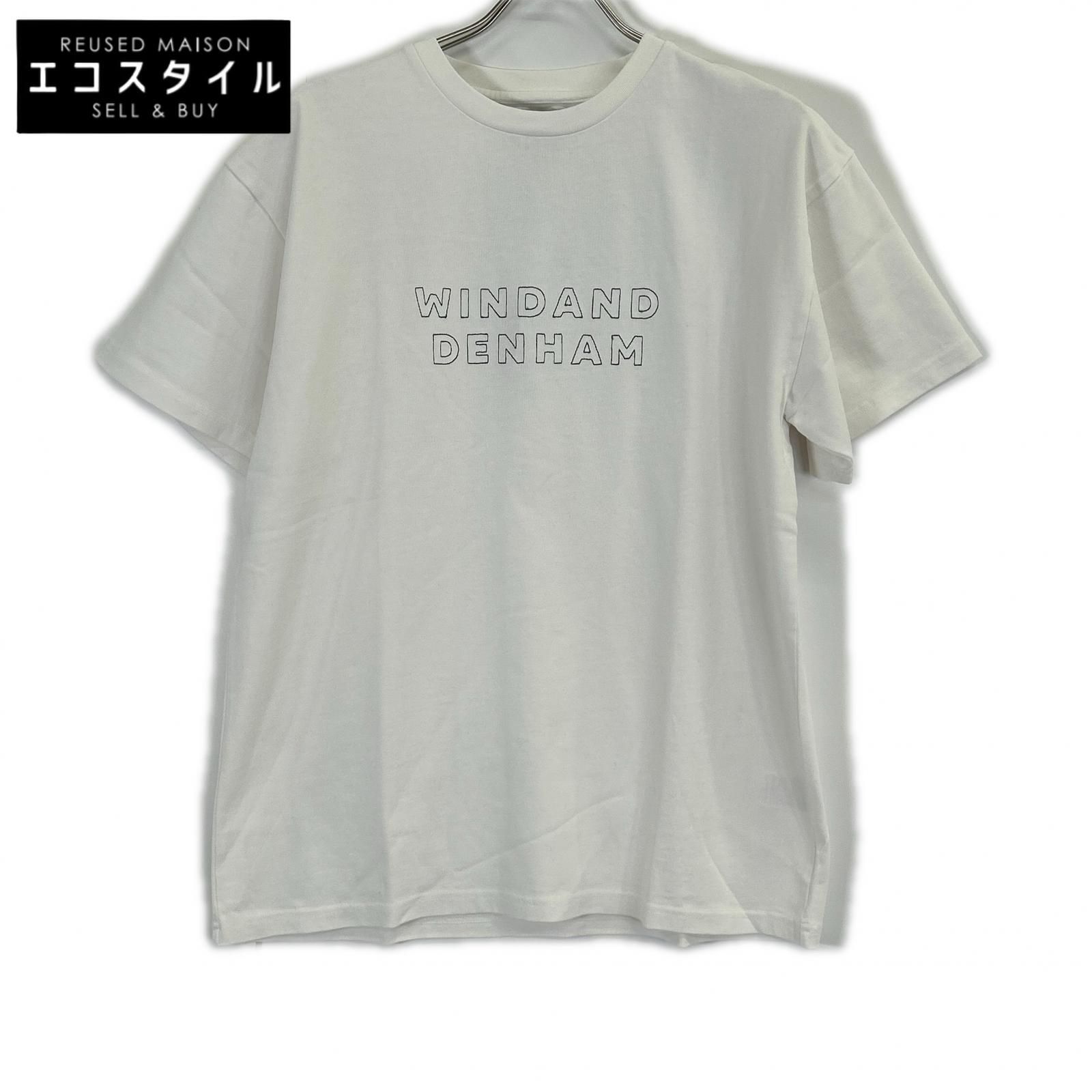 WIND AND SEA　ウィンダンシー　×DENHAM WDS-C-DHM25-Q4-05 ホワイト コットン WINDENHAM SS T-SHIRT　S