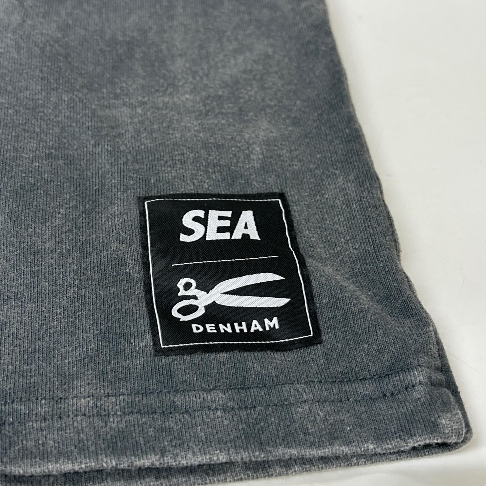 WIND AND SEA ウィンダンシー ×DENHAM WDS-C-DHM-25-Q4-04 ウォッシュグレー コットン S WIND AND SEA ウィンダンシー ×DENHAM WDS-C-DHM-25-Q4-04 ウォッシュグレー コットン S