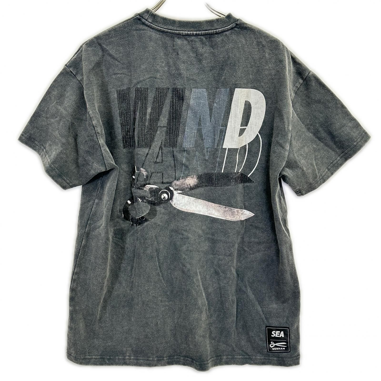 WIND AND SEA ウィンダンシー ×DENHAM WDS-C-DHM-25-Q4-04 ウォッシュグレー コットン S WIND AND SEA ウィンダンシー ×DENHAM WDS-C-DHM-25-Q4-04 ウォッシュグレー コットン S