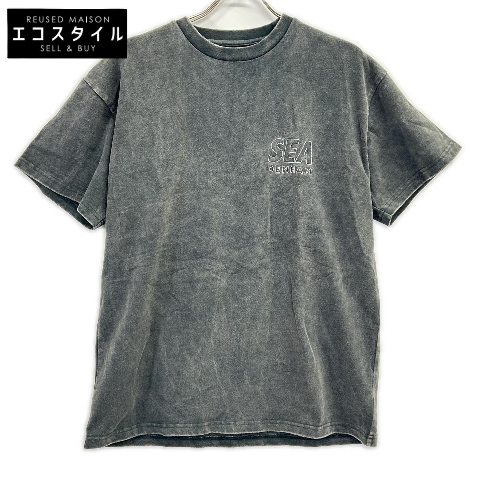 WIND AND SEA　ウィンダンシー　×DENHAM WDS-C-DHM-25-Q4-04 ウォッシュグレー コットン　S