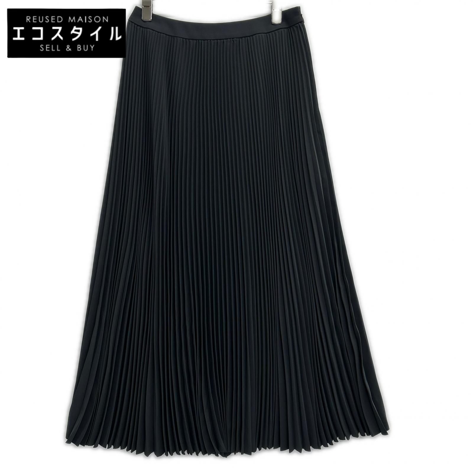 Graphpaper　グラフペーパー　グレー Satin Pleats Skirt　0 0