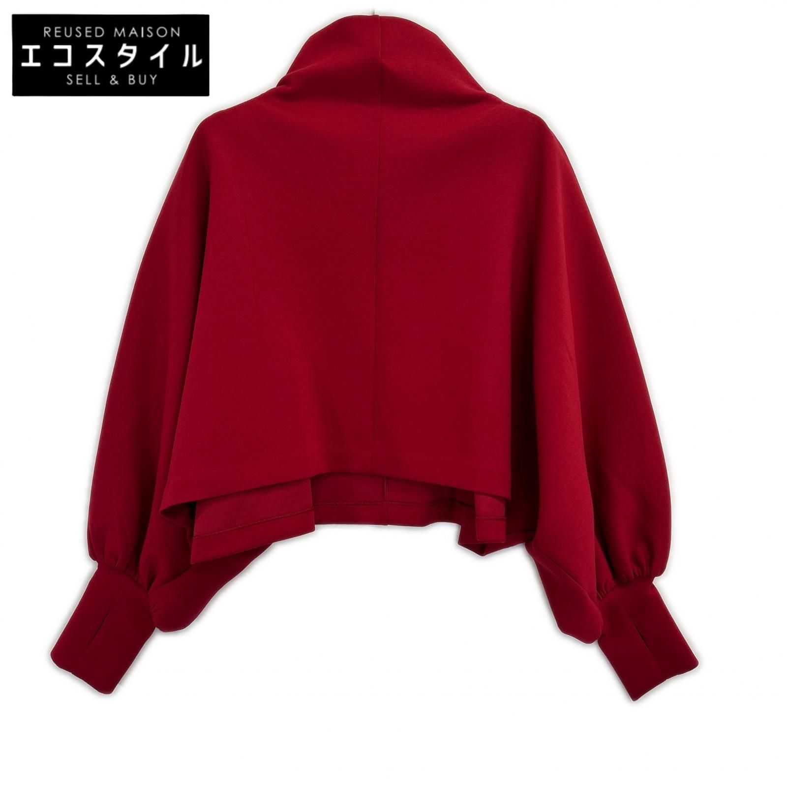 LE PHIL　ル フィル　534-5260851 25SS レッド ライトダンボールショート丈プルオーバー　F