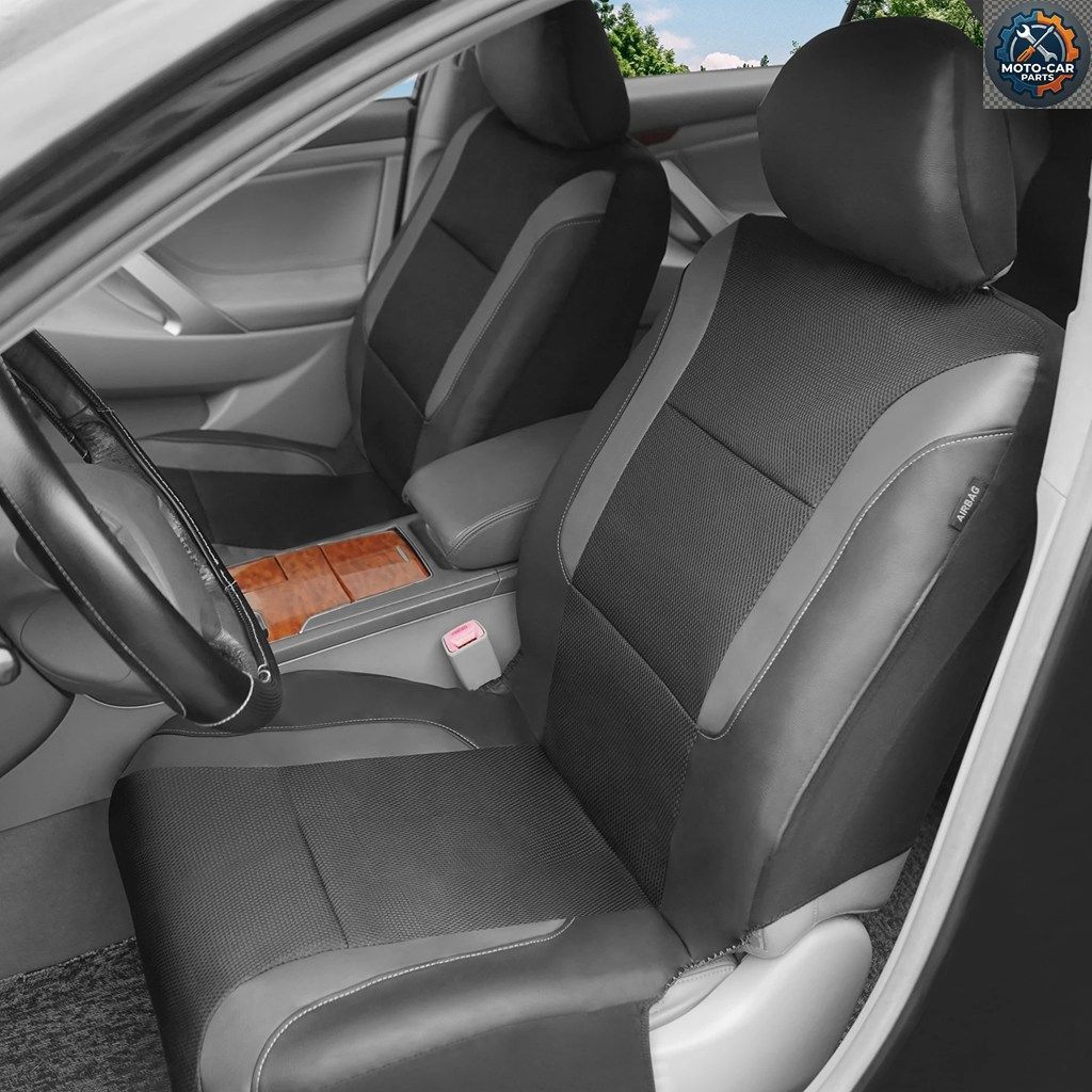 通気性メッシュ生地の分割式カーシートカバー、ほとんどの乗用車、SUV、トラック、バンの内装に対応