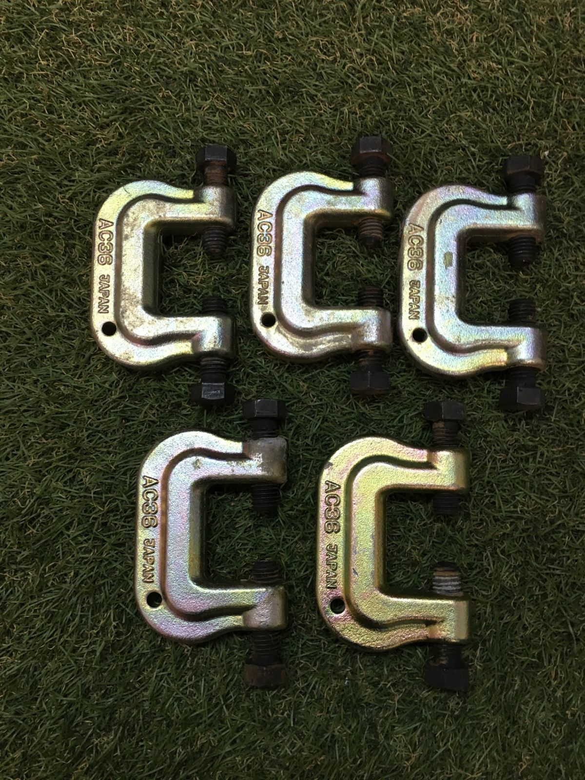 【中古品】【0906】SUPER クランプ AC36 5個セット　ITKIBBK6J1J0