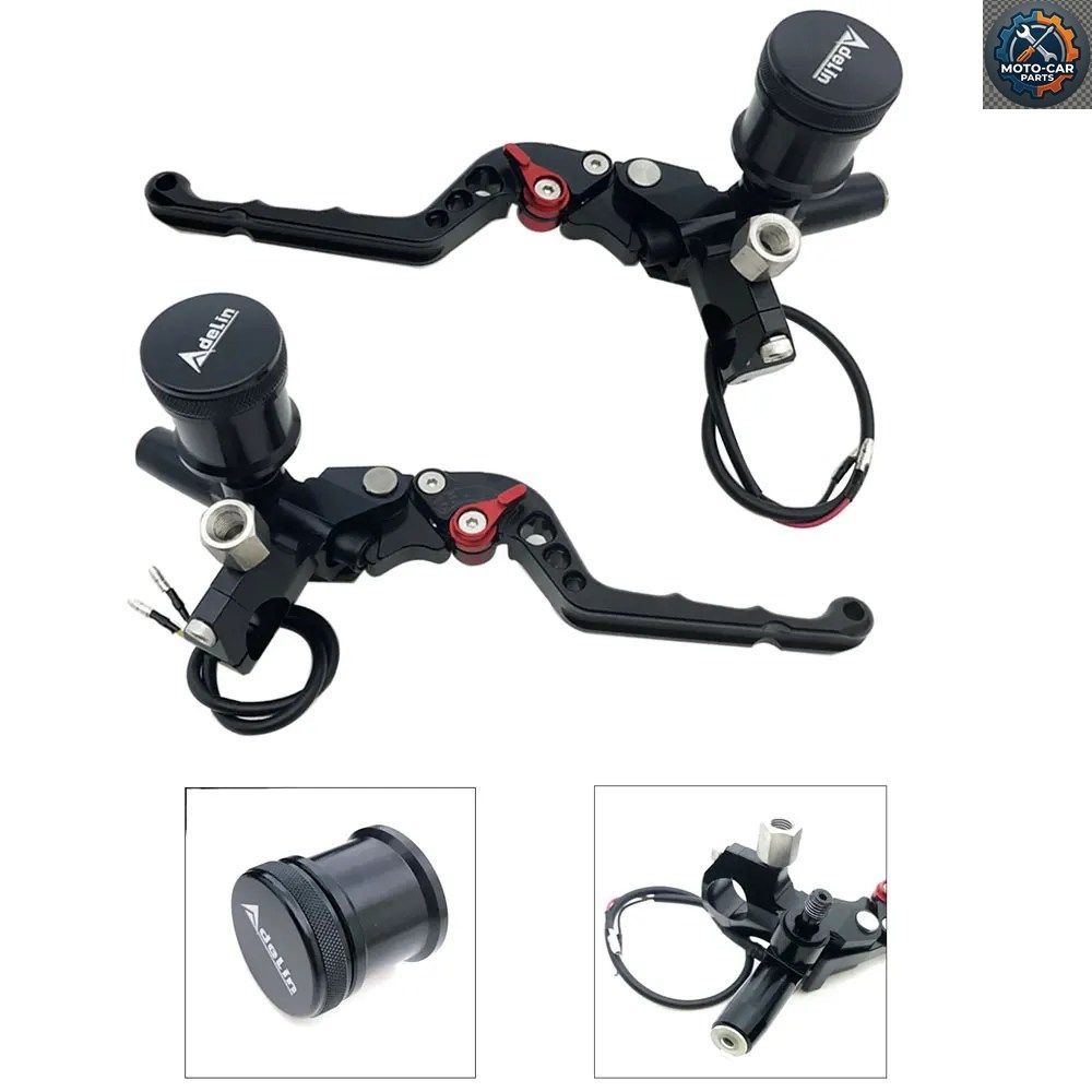 PX2 マスターシリンダー ブレーキ 22mm ホンダ ヤマハ カワサキ オイルチューブ 油圧クラッチ モトドット リザーバー