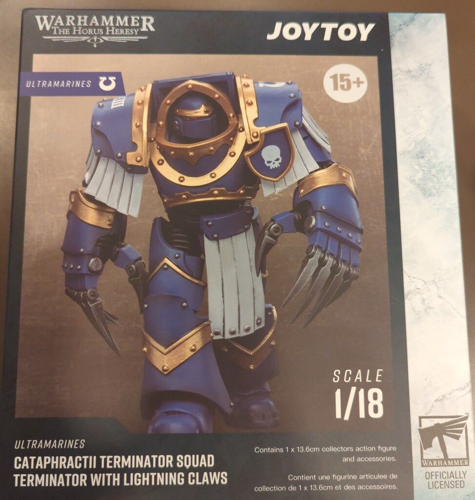 JOYTOY WARHAMMER THE HORUS HERESY ULTRAMARINES WITH LIGHTNING CLAWS/CATAPHRACTII TERMINATOR SQUAD