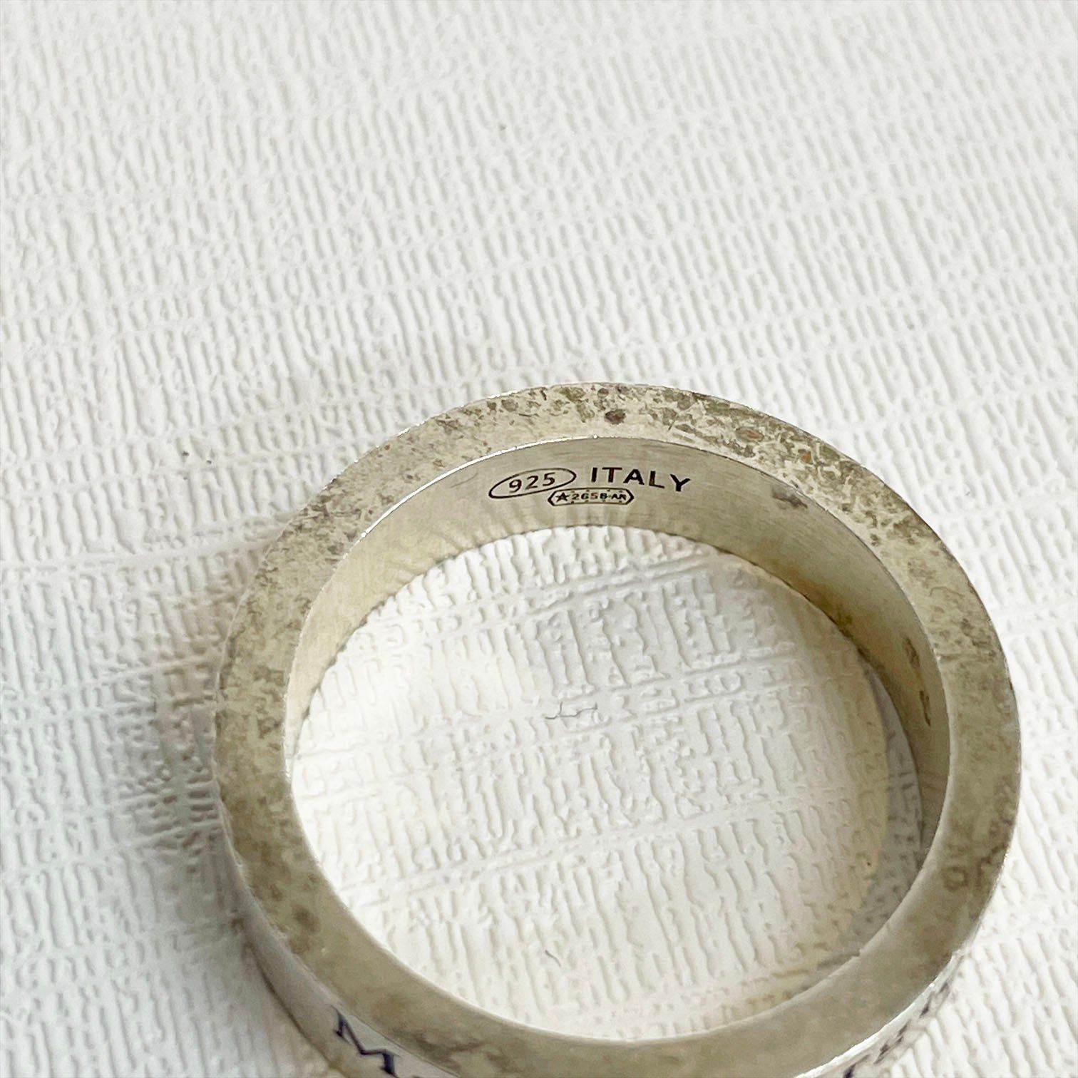 Maison Margiela Engraved Logo Ring メゾン マルジェラ エングレーブ 