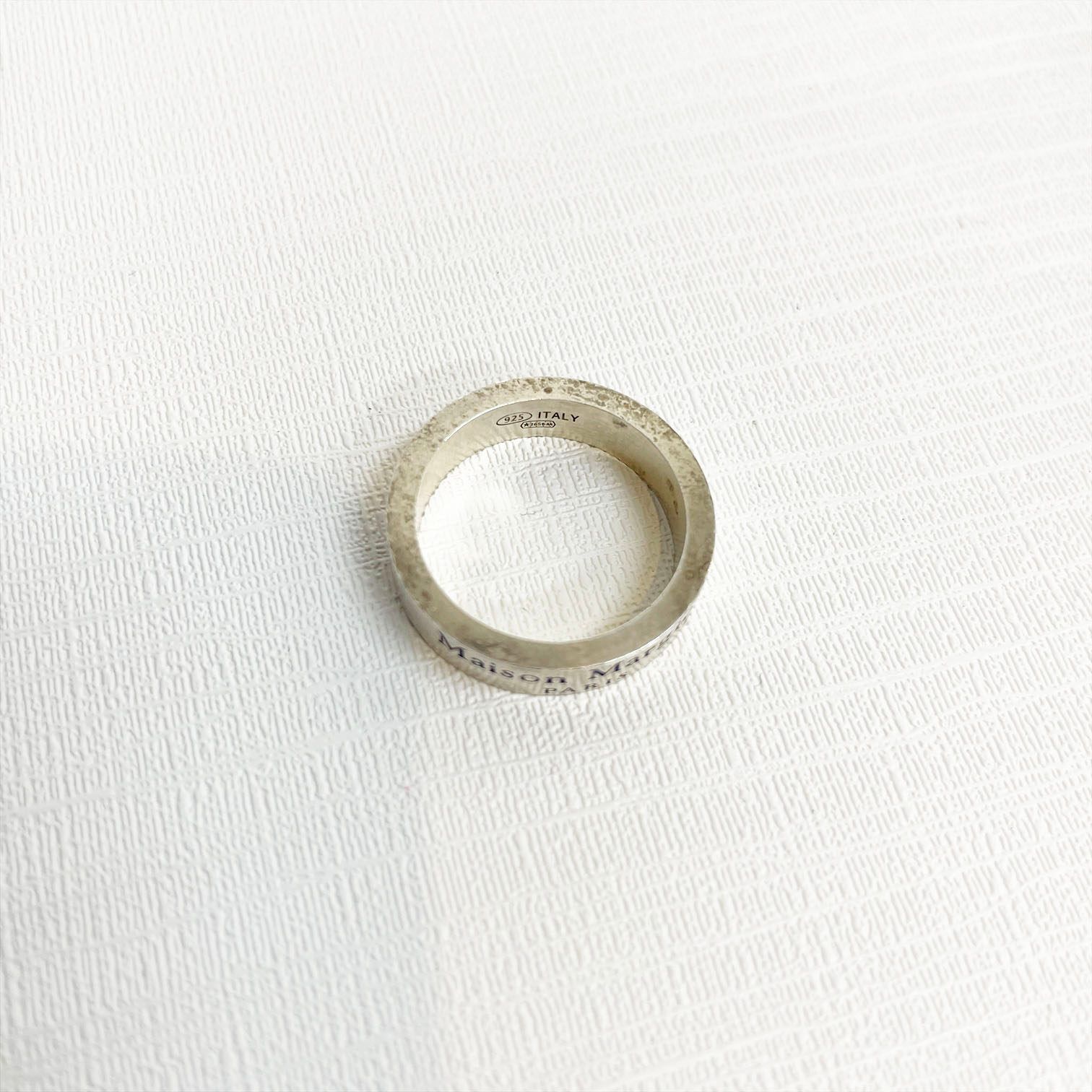 Maison Margiela Engraved Logo Ring メゾン マルジェラ エングレーブ 