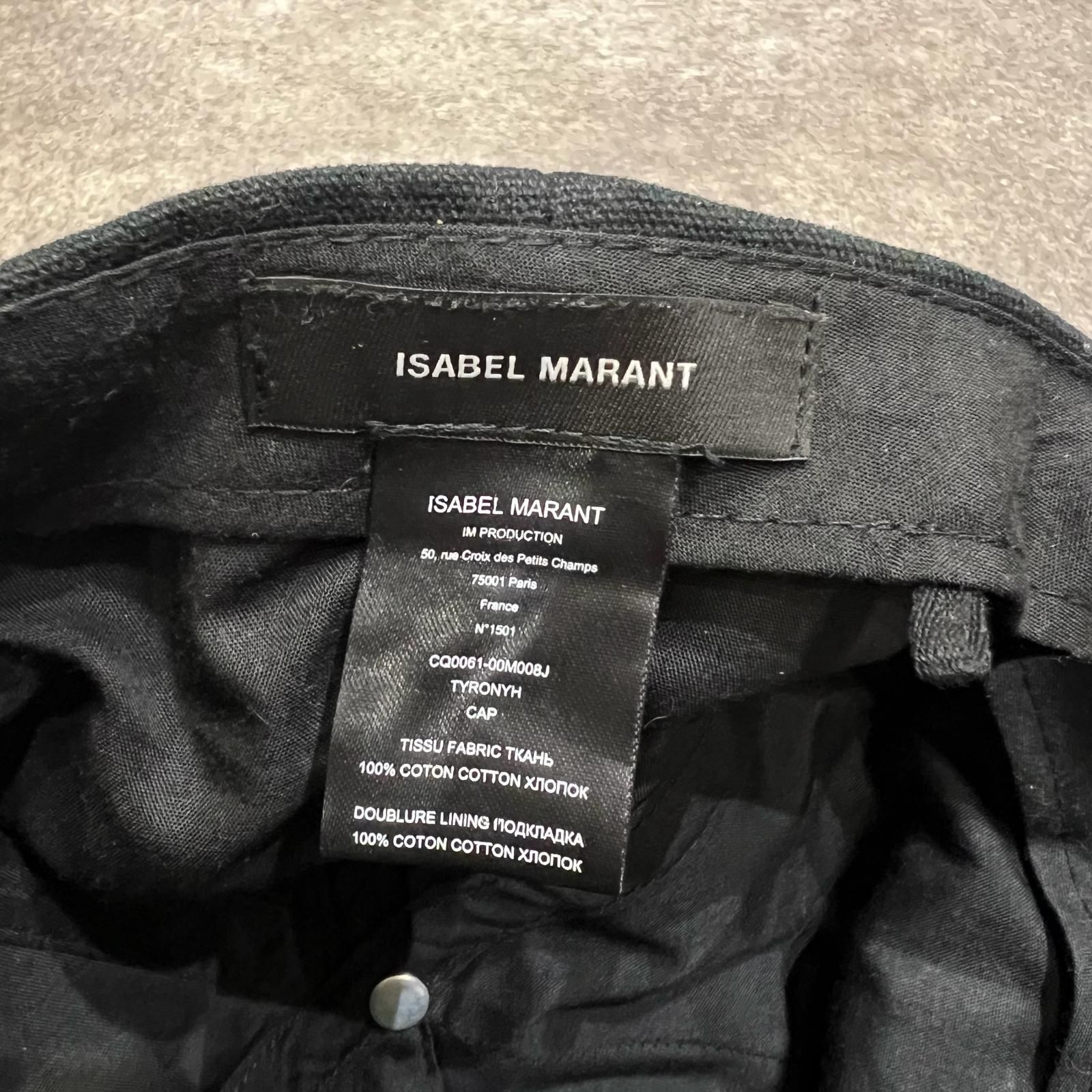ISABEL MARANT 刺繡キャップ 帽子 キャップ イザベルマラン ブラック F