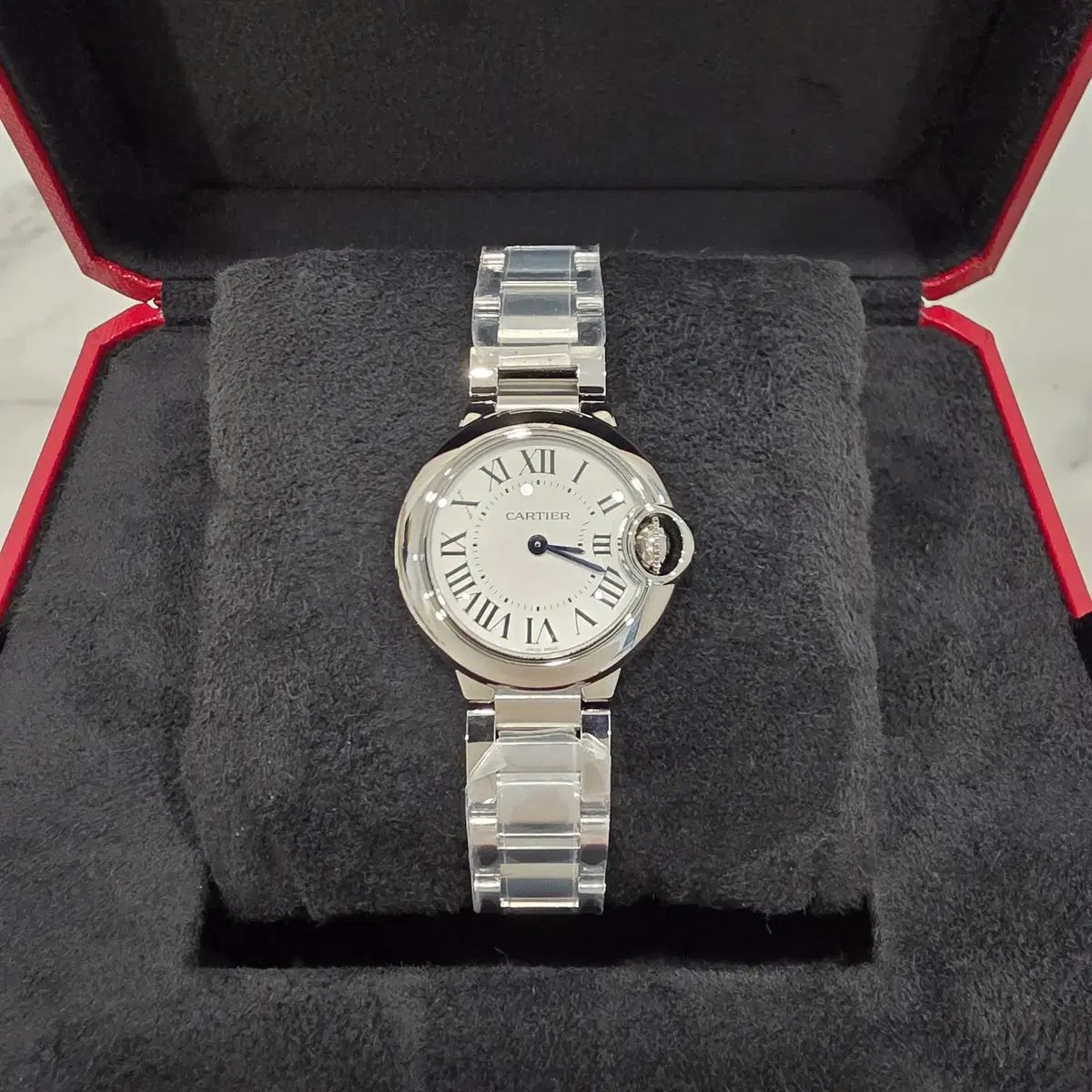 中古ブランド Cartier バロンブルー 28 スチール