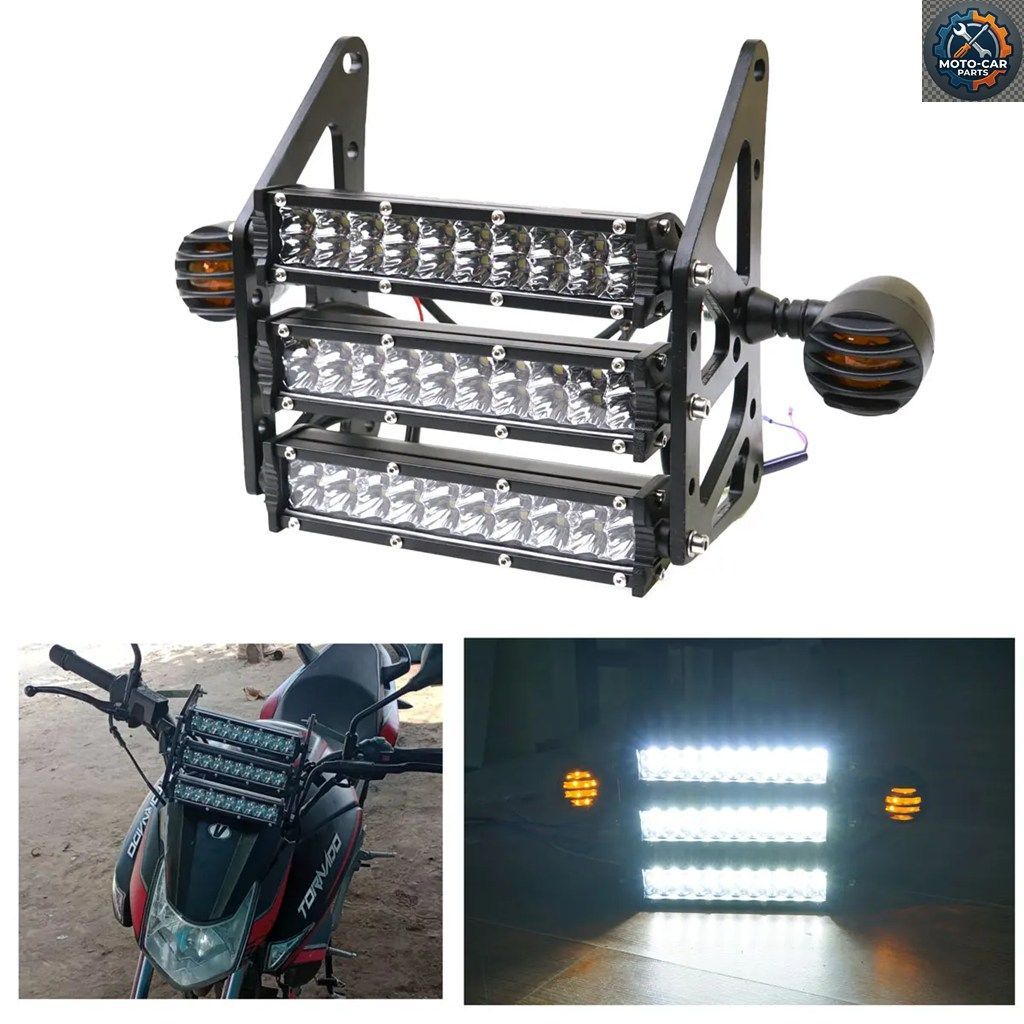 12V 60W オートバイ用LEDヘッドライト フロントフォークライト IP67防水ヘッドランプ ウインカーランプ ホンダ グロム MSX125 2013 - 2016