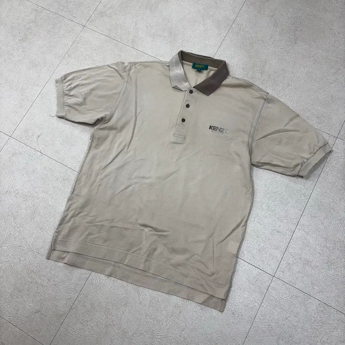 KENZO ゴルフ ベージュ KARA Tシャツ