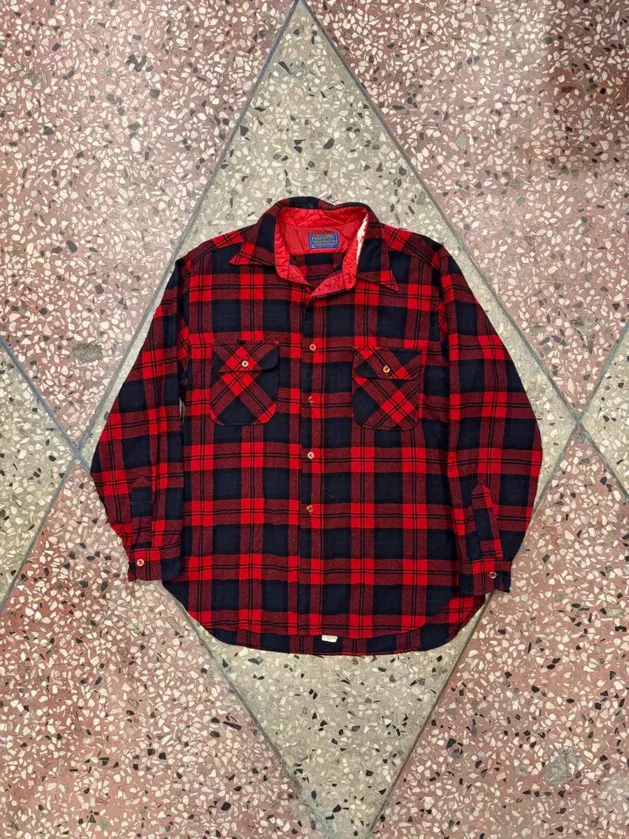 60s ペンドルトン チェックシャツ (L)