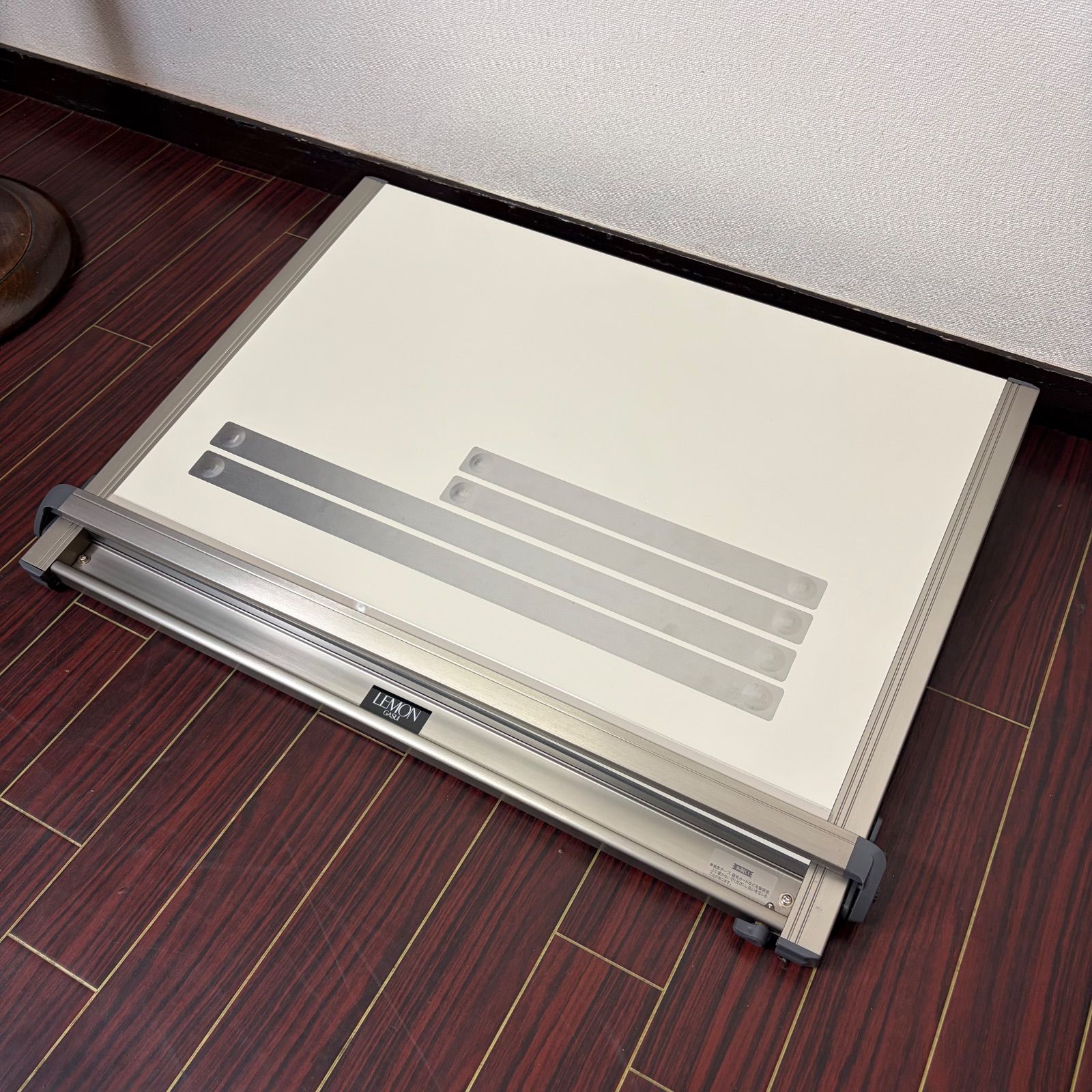 LEMON GASUI 製図板 平行定規 ケース付 A2 建築士 製図用 キャリングバッグ付き