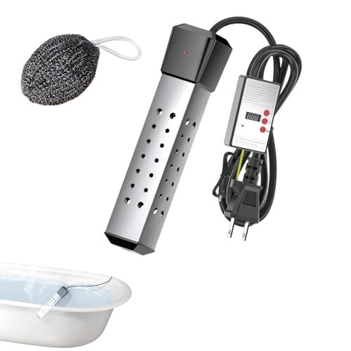 [AOKOWN]2026強化版 投げ込みヒーター 水槽 ヒーター【2000W 自動電源オフ】浴槽用給湯器 浸漬給湯器 湯沸かし器 急速加熱 温度調節 304ステンレス鋼 安全 高速加熱ハイパワー水沸騰ワンド 浴槽ホットタブプール用 家庭 アウ 7e3aa282